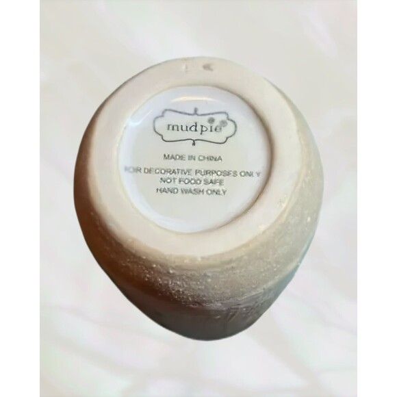 “Mud Pie"  Best Mom Ever Textured & Glazed Flower/Bud Vase, NWT - Picture 2 of 4